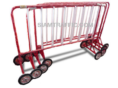 Aluminium alloy wheel with traffic barrier