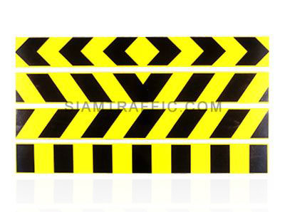 Yello black aluminum barrier