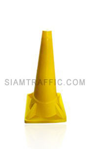 Yellow traffic cone