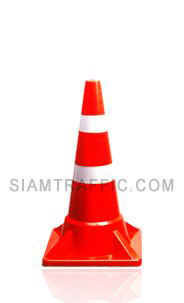 Traffic Cone Jumbo A attached with reflective sheeting