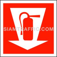 Fire Extinguisher Signs F 19 size 20 x 20 cm. 