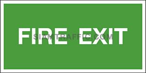 Fire Exit Sign SA 32 size 15 x 30 cm. Fire exit