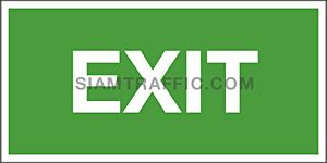 Fire Exit Sign SA 33 size 15 x 30 cm. Exit