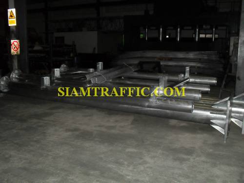 Hanging Signs : Galvanized Poles and Over Hang Sign Frame 