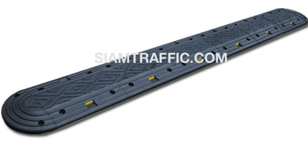 Rubber Speed Bump attached with Reflective Element