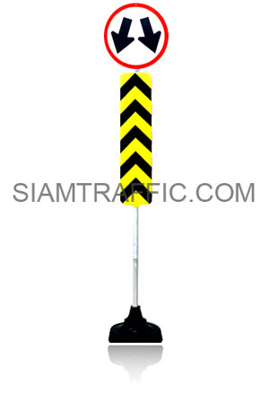 Traffic Post Large Size with Traffic Sign or Safety Sign