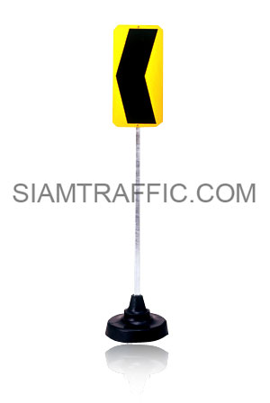 Sign Post Medium Size with Traffic Sign or Safety Sign
