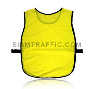 Reflective safety vest : Full color-less cover with side opening (SWD), using snap locks or sliding belt. Free size.