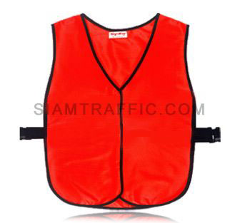 High visibility vests : Full opening (SWE), using attaching nylon strips. Free size.