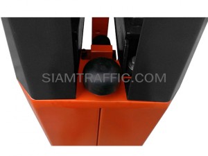 Manual barrier gate red-white