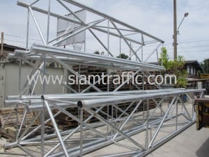 Overhead sign thermoplastic