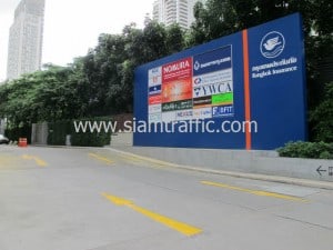 Road marking Bangkok Insurance