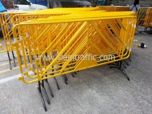 Traffic barrier Bangkok Metropolitan
