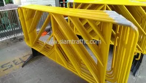 Bangkok Metropolitan yellow traffic barrier