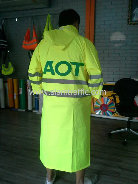 Reflective rain coat AOT Phuket