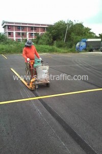 Road line marking at Jolly Suites and Spa Hotel