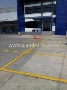 Line road marking WHA Mega Logistic Center Bang Phli