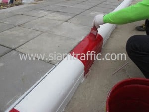 Traffic paint and road marking service