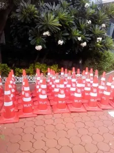 Traffic safety cones Thai Traffic Police