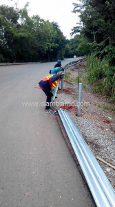 Guard rail at Phetchabun