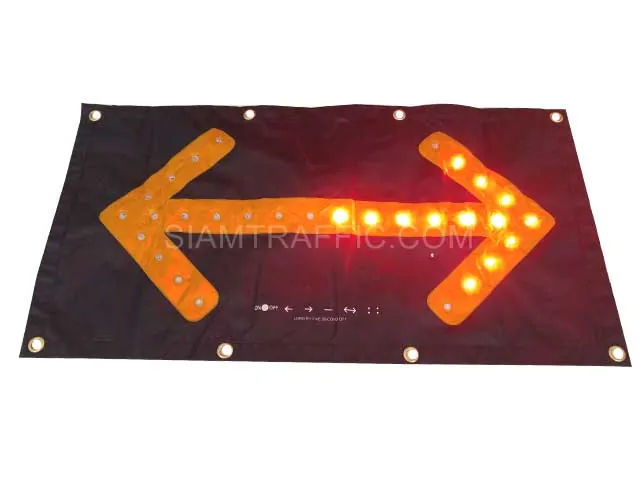 led arrow traffic direction sign