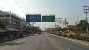Hot melt road marking Samutprakarn Highway District