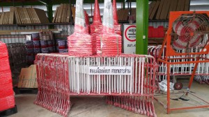 Portable traffic barrier Pattaya City Koh Larn Branch