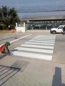 Line marking service in factory at Seagate Korat