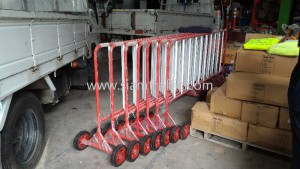 Portable steel barrier Bangkok Mass Transit system Public Company Limited
