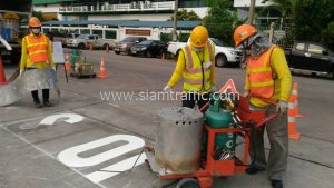 TMT entrance and exit improvement traffic equipment at Toyota 5 plant