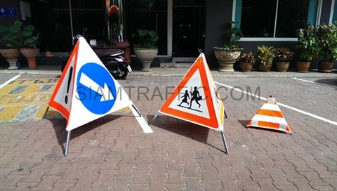 foldable signs barrier safety sign traffic sign guardrail road
