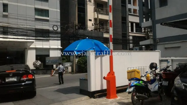 Barrier road gate Soi Sukhumvit 13