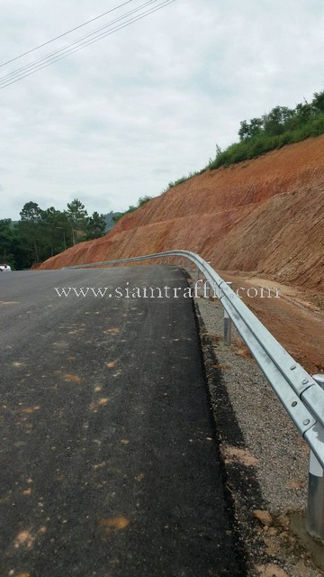 W-Beam Guardrail หนา 3.2 มม. มอก.248-2531 ศูนย์สร้างทางหล่มสัก