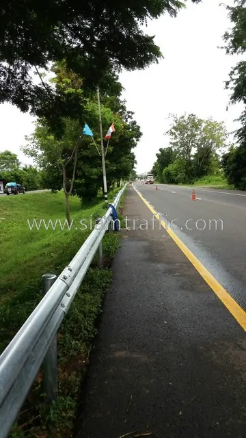 guardrail ทางหลวงหมายเลข 24 ตอนควบคุม 0302 ตอน หนองกี่-นางรอง