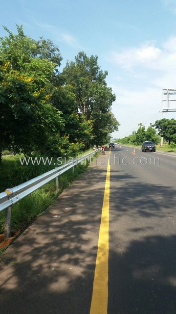 Guardrail Nang Rong to Khok Ta Bak Buri Ram Highway