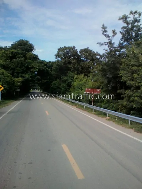 Guardrail w-beam Samut Songkram Highway
