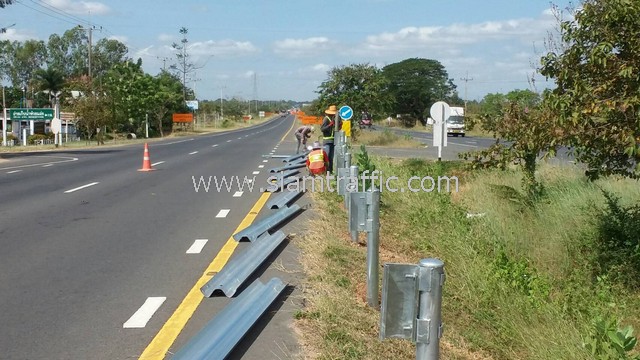 HDG highway guardrail Highway No.23 Huai Aeng - Roi Et