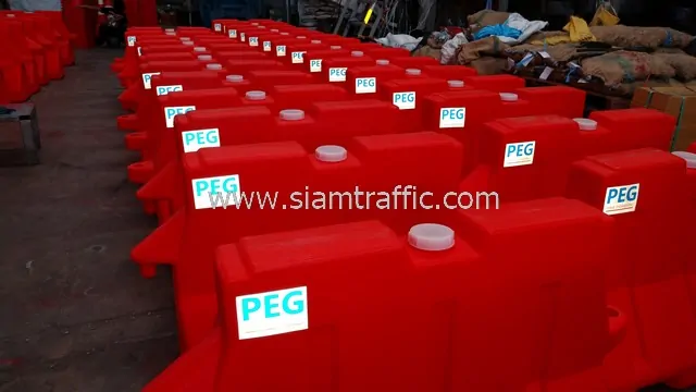Plastic road barrier and safety cones Phrae Enginerring