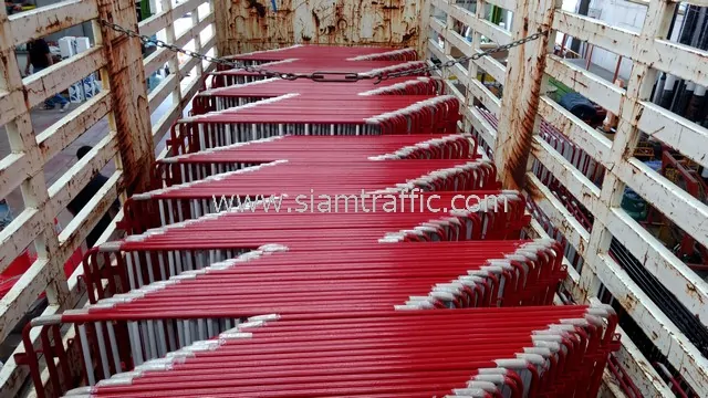 Safety barriers and road cones centralplaza korat