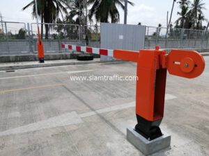 Boom barrier MRT blue line Depot Kanlapaphruek-Lak Song
