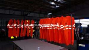 High visibility raincoats The Mall