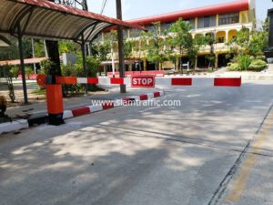 Road barrier gate Anuban Taksin Bankhai International School