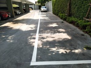Thermoplastic road marking Kensington Condo Phahol-Kaset