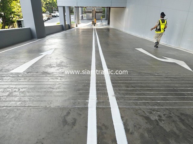Thermoplastic traffic markings 101 The Third Place Sukhumvit Road