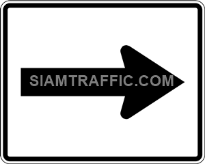 ป้ายแนะนำเสริม ระบุทิศทางDirectional arrow signs (Highways)