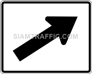 ป้ายแนะนำเสริม ระบุทิศทางDirectional arrow signs (Highways)