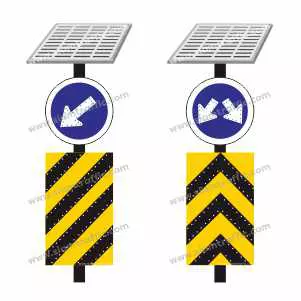 SOLAR WARNING SIGN