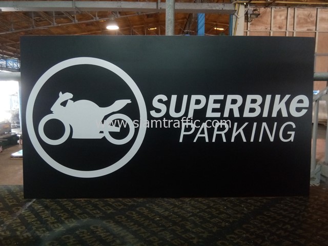 Superbike Parking Sign Central Plaza Mahachai