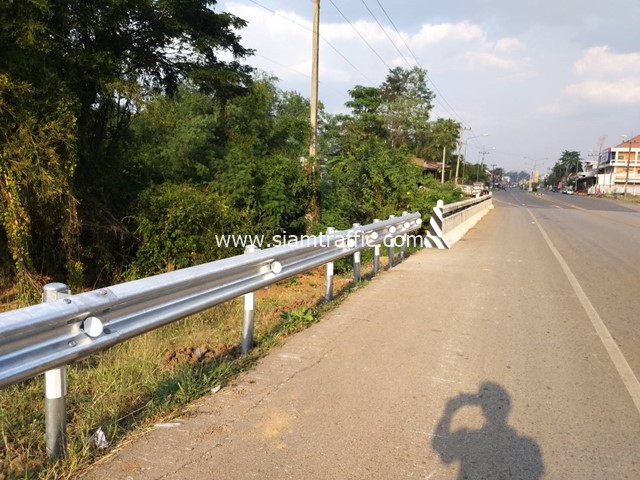 Road Safety Barriers Phetchabun 2 Buengsamphan Highway District
