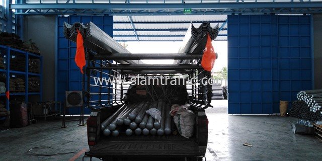 Road Guard Rails at Lampang Rajabhat University